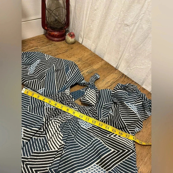 Part Two in Navy white blouse size 36 - Picture 3 of 10